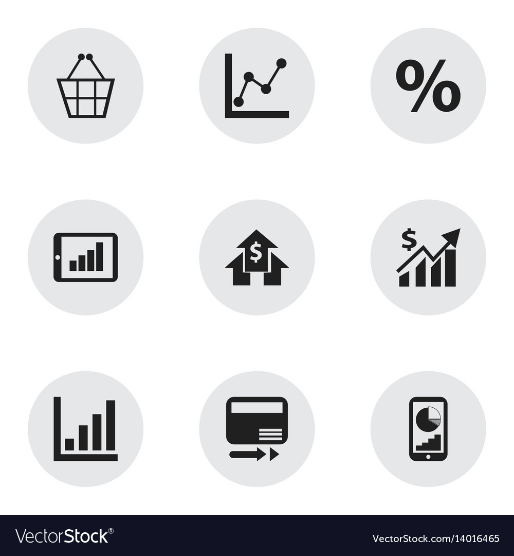 Set von 9 editierbaren logischen Symbolen enthält Symbole