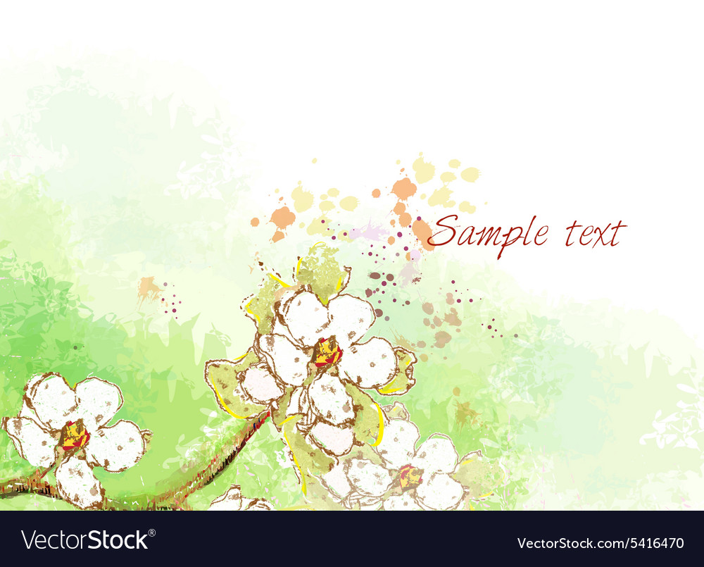 Background with floral