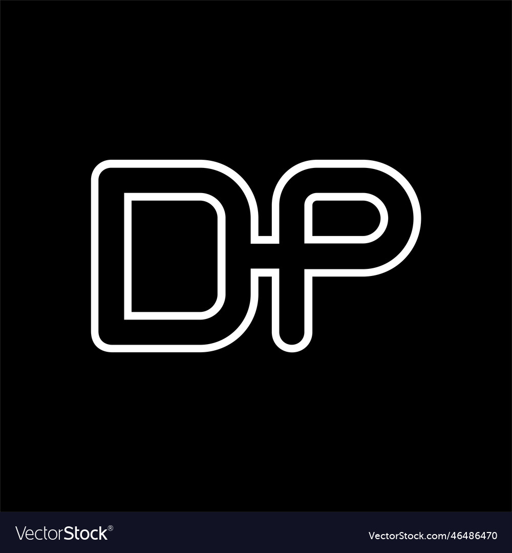 Creative modern initial dp pd d p