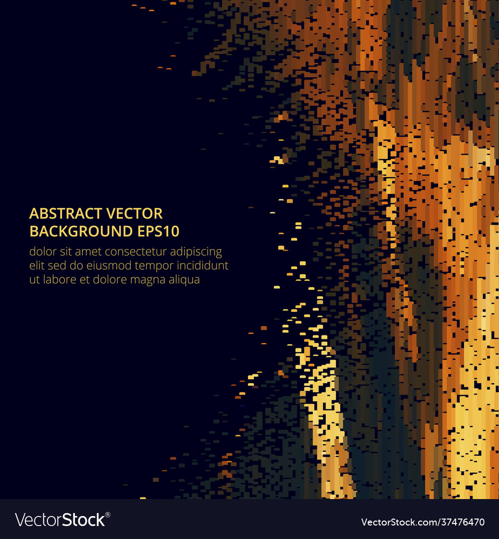 Dark background with bright waves and splashes vector image Dark background with bright waves and splashes