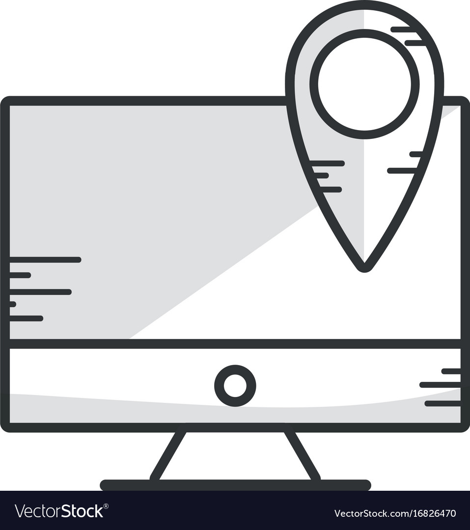 Line computer electronic technology with location