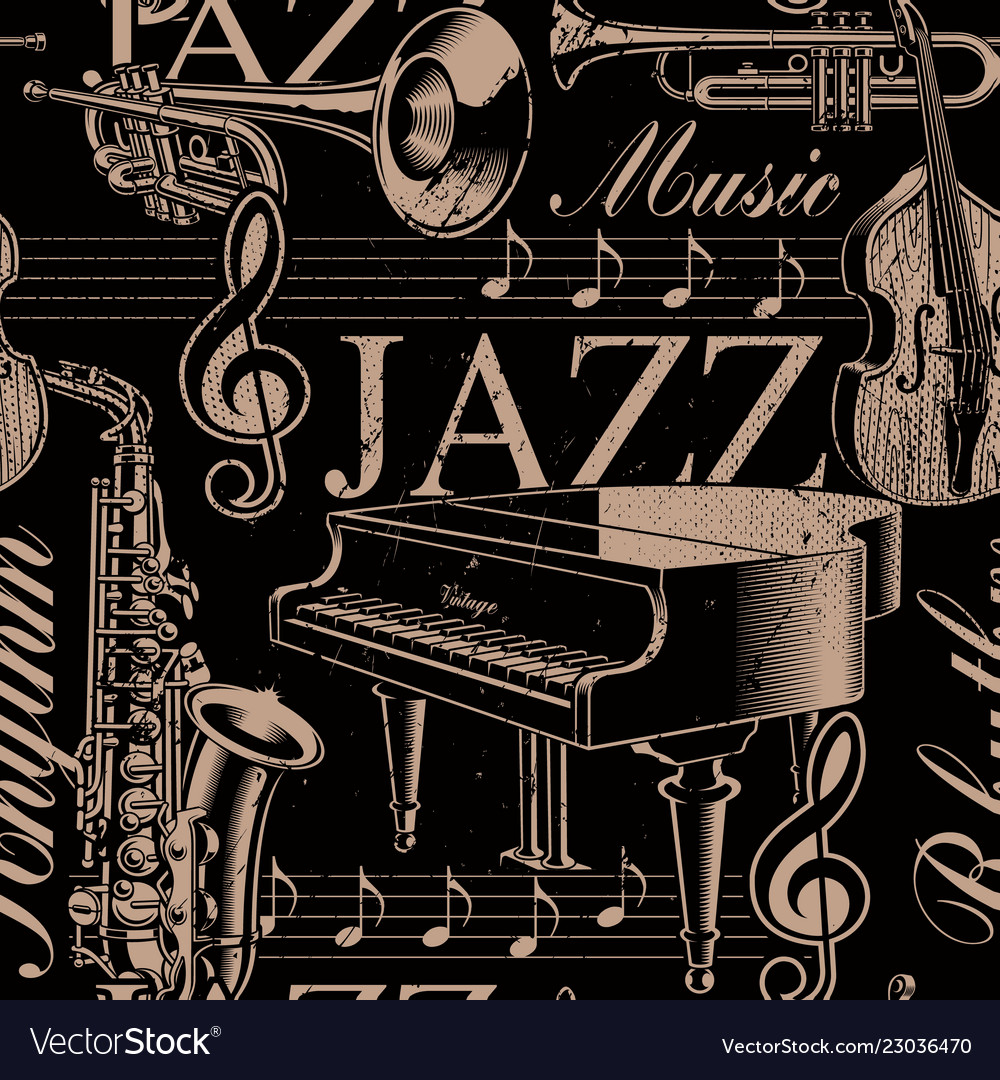 Jazz Blue Music Background