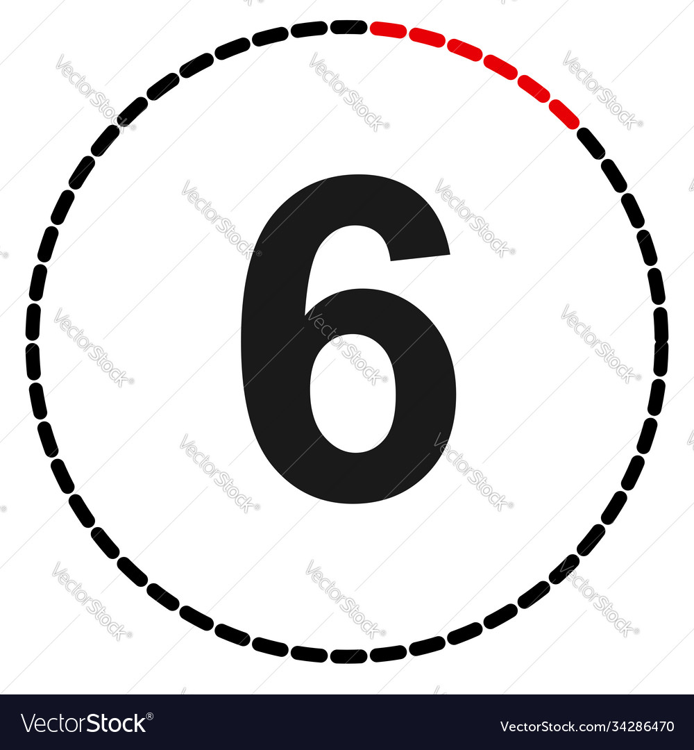 Numbers numerals dial time duration and schedule Vector Image Numbers numerals dial time duration and schedule