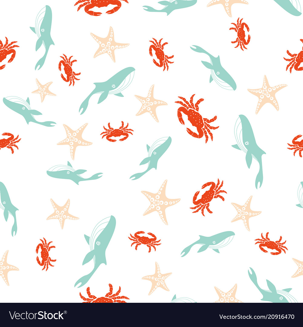Ocean Seashell Pattern