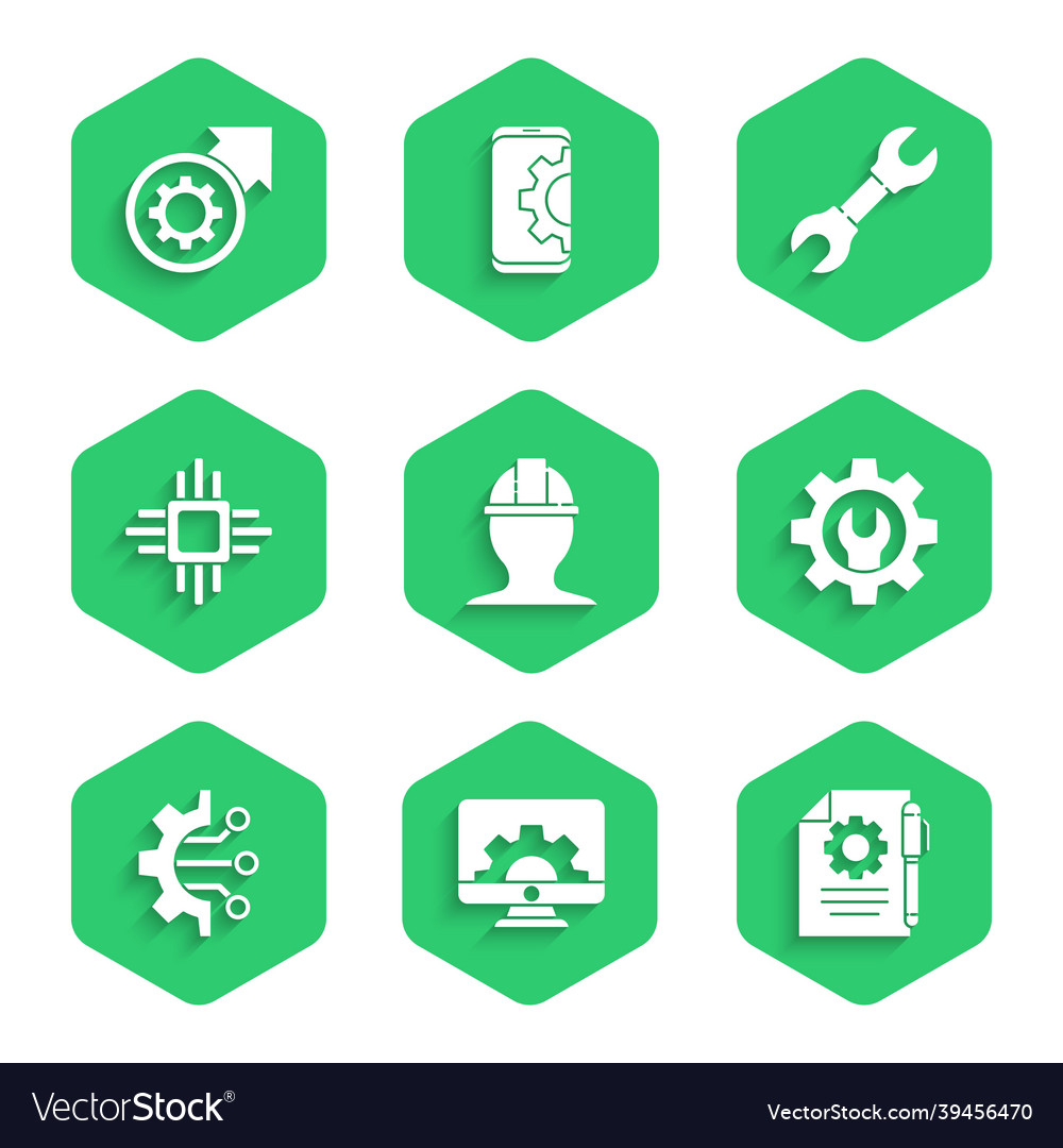 Worker Safety & Technology Icons