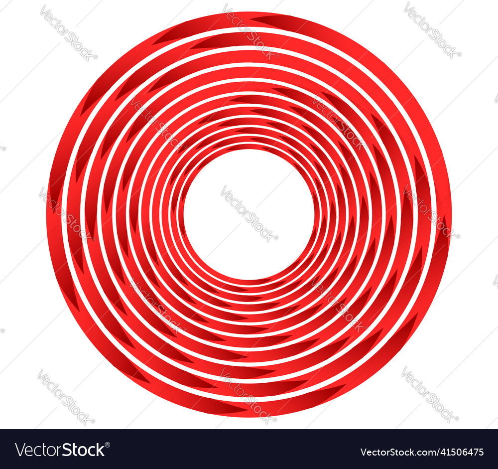 Abstract geometric circle ring design element vector image Abstract geometric circle ring design element