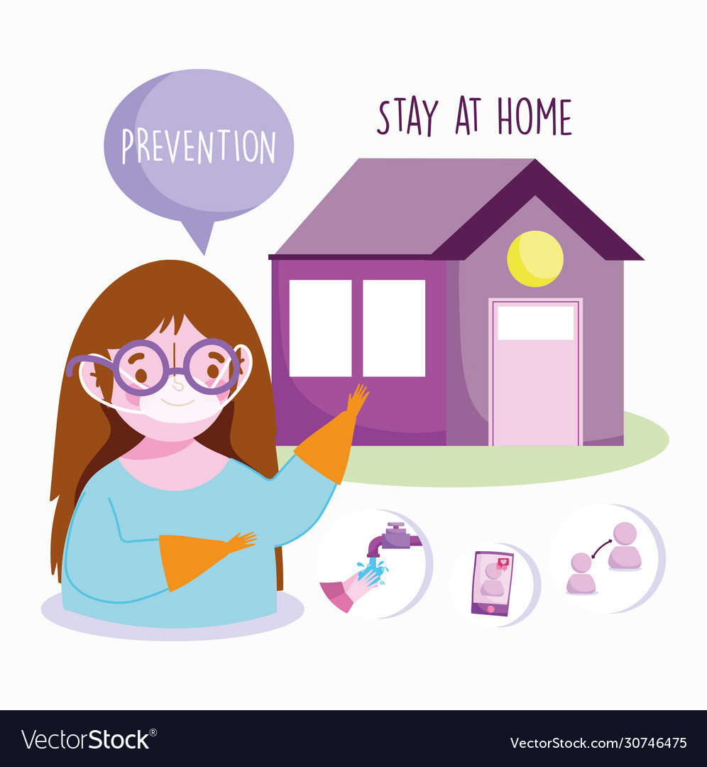 Covid19 19 coronavirus infographic stay at home