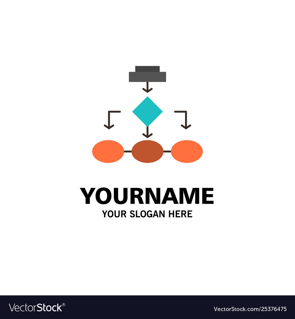 Flowchart algorithm business data architecture vector image Flowchart algorithm business data architecture