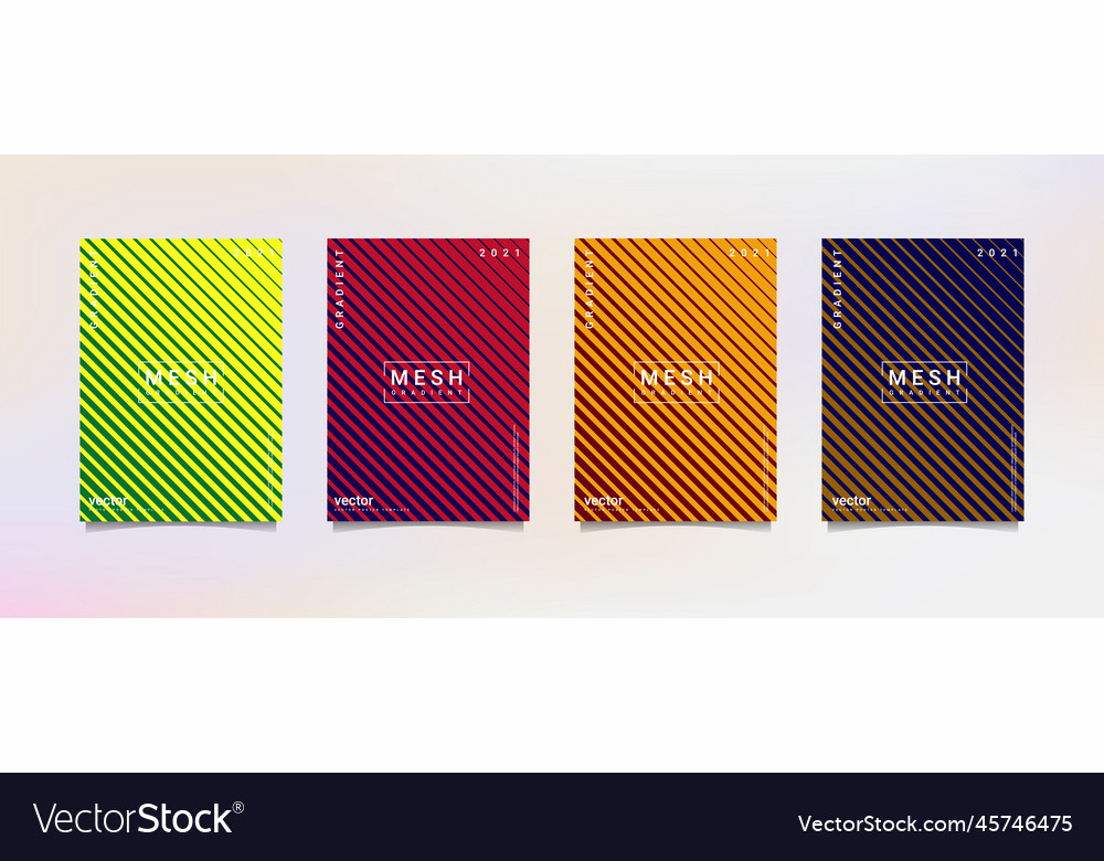 Gradation background set suitable