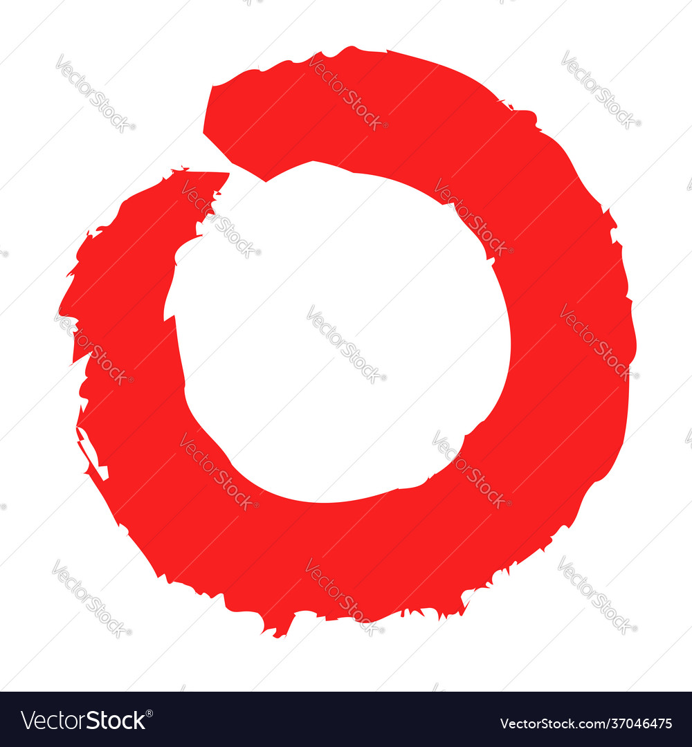 Grungy circle blob blotch