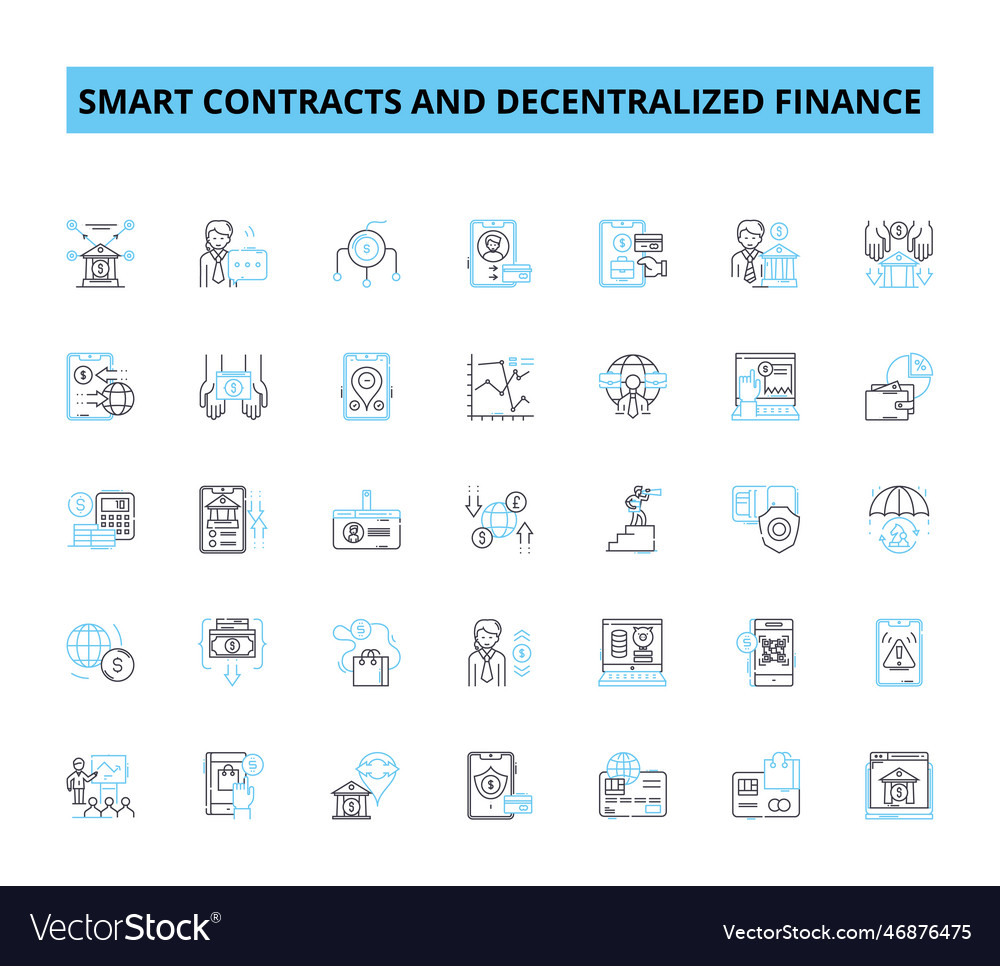 Smart contracts and decentralized finance linear