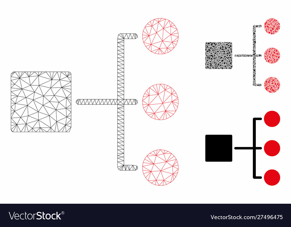 Structure diagram mesh carcass model