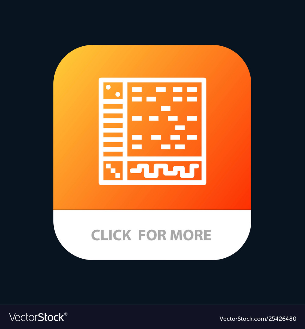 Ableton application audio computer draw mobile vector image Ableton application audio computer draw mobile