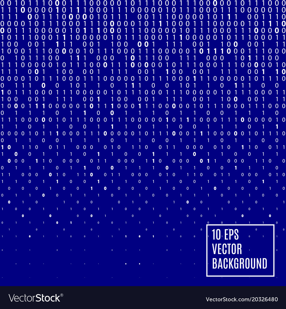 Abstract binary code technology background