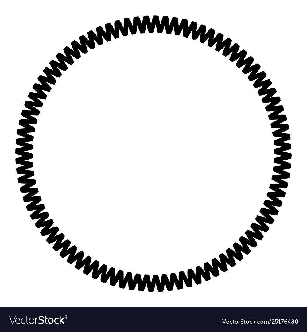 Decoration circle decorative line art frame icon