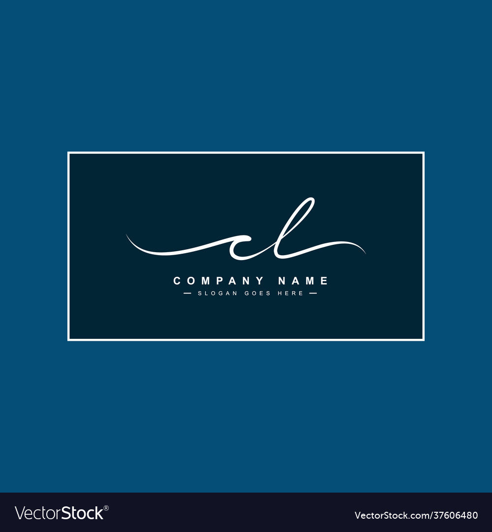 Elegant CL Initial Logo - Signature Style