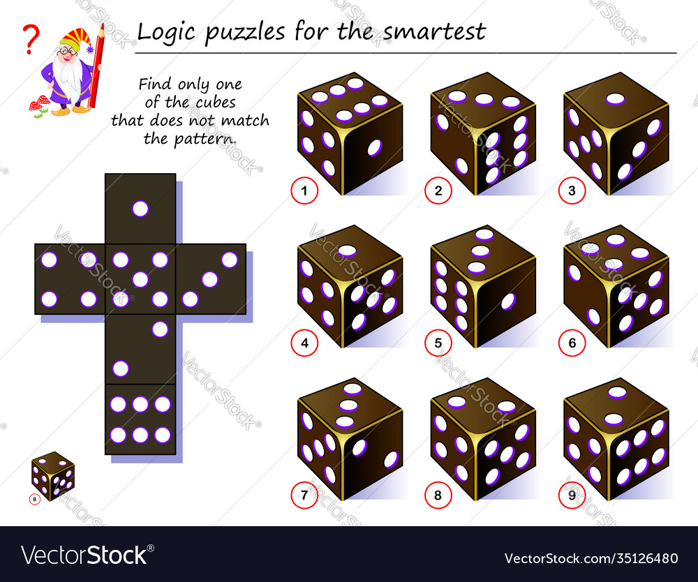 Find the Odd Cube - Logic Puzzle