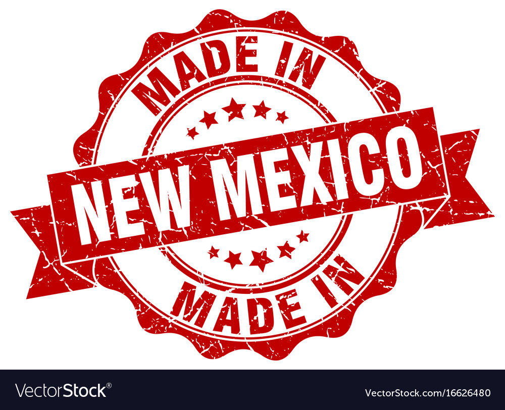 Made in new mexico round seal