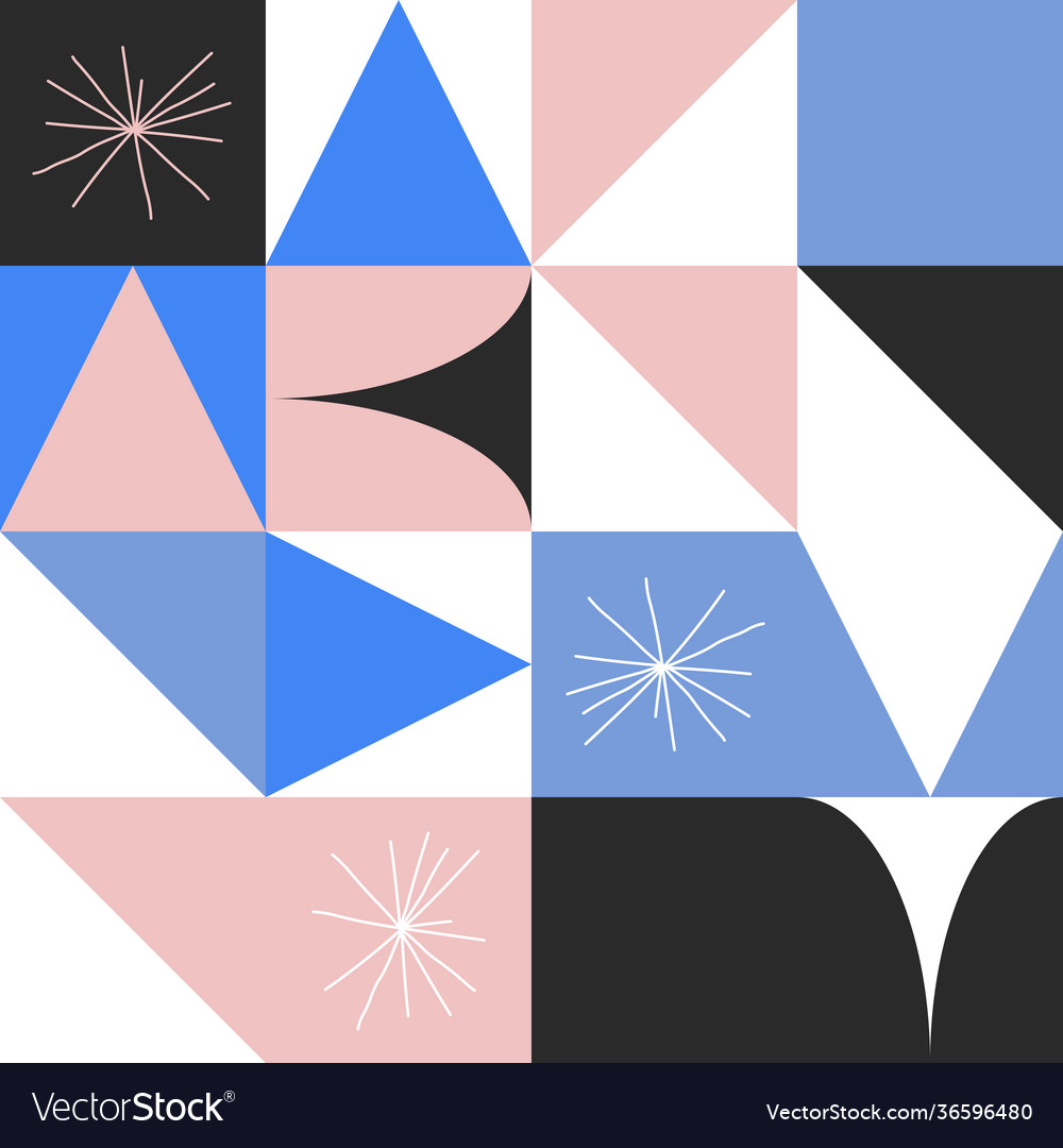 Minimal geometric pattern design