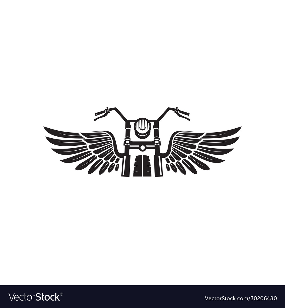 Motor club logo design template Royalty Free Vector Image