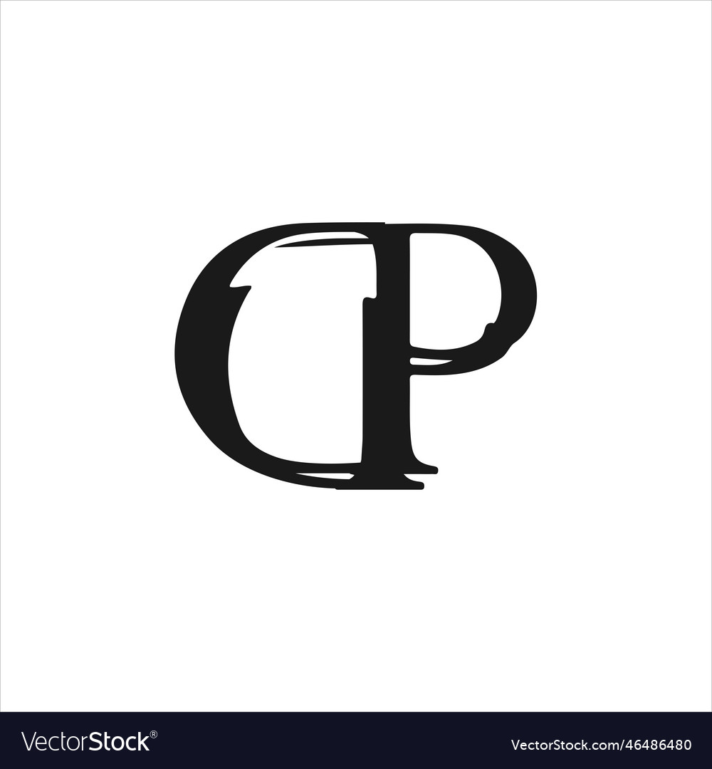 Pd dp initial based alphabet icon logo