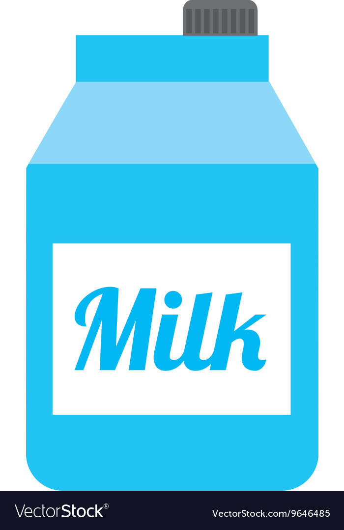 Bottle milk isolated icon design Royalty Free Vector Image