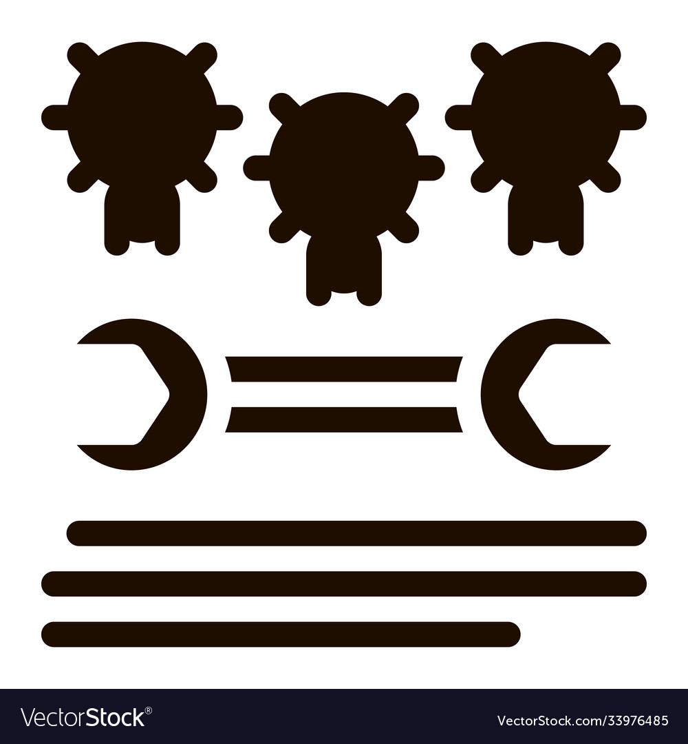 Bug beetle coding system icon vector image Bug beetle coding system icon