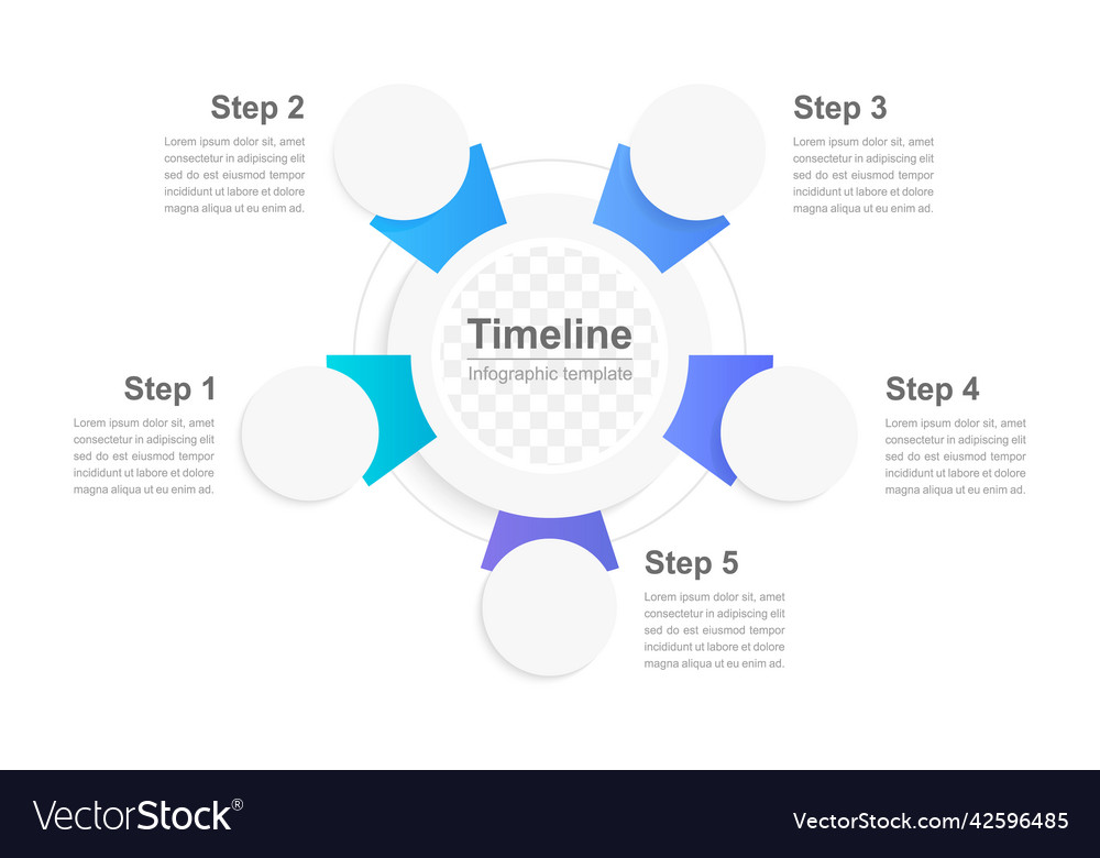 Digital technology infographic chart design