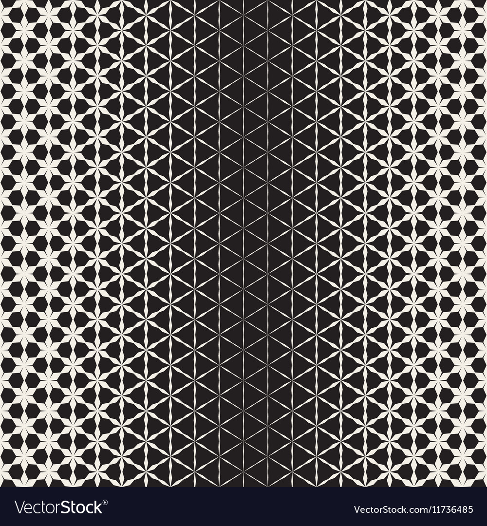 Halftone Star Lattice Pattern