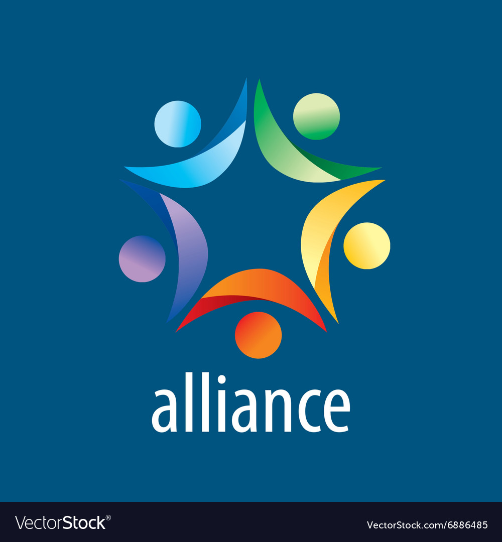 Human alliance logo Royalty Free Vector Image - VectorStock