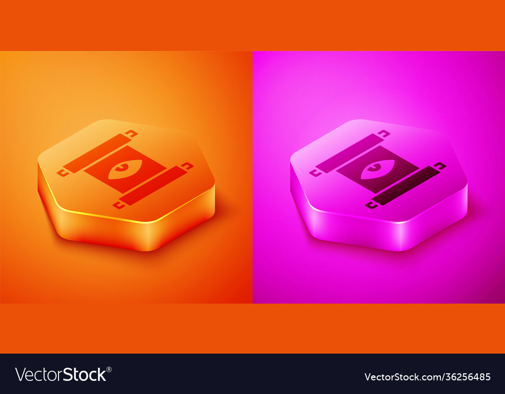 Isometric ancient magic scroll with alchemy Vector Image Isometric ancient magic scroll with alchemy