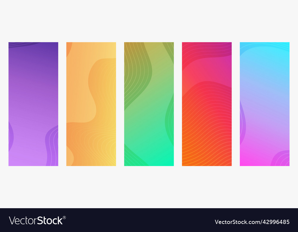 Modern colorful gradient background with wave Vector Image Modern colorful gradient background with wave