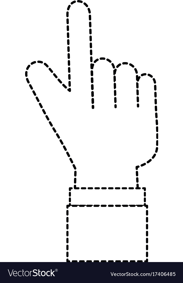 Pointer hand index isolated icon