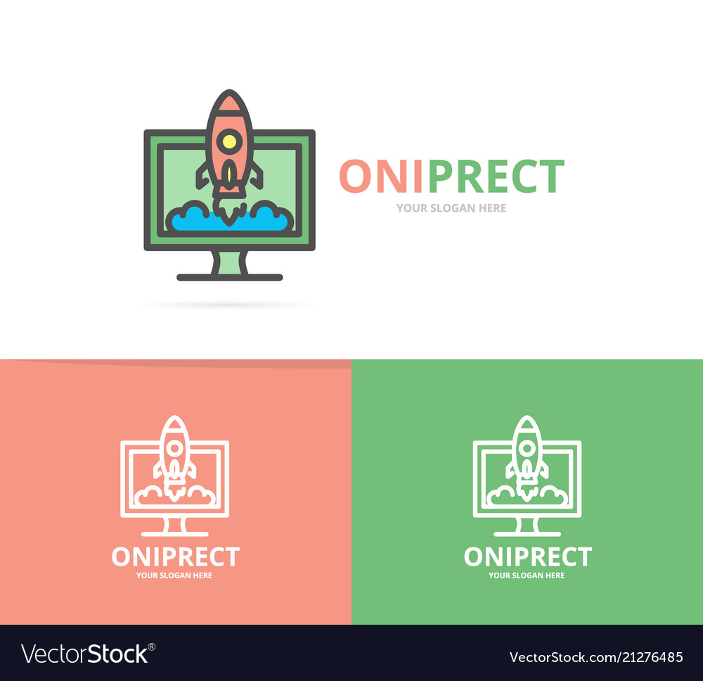 Rocket with Computer Monitor