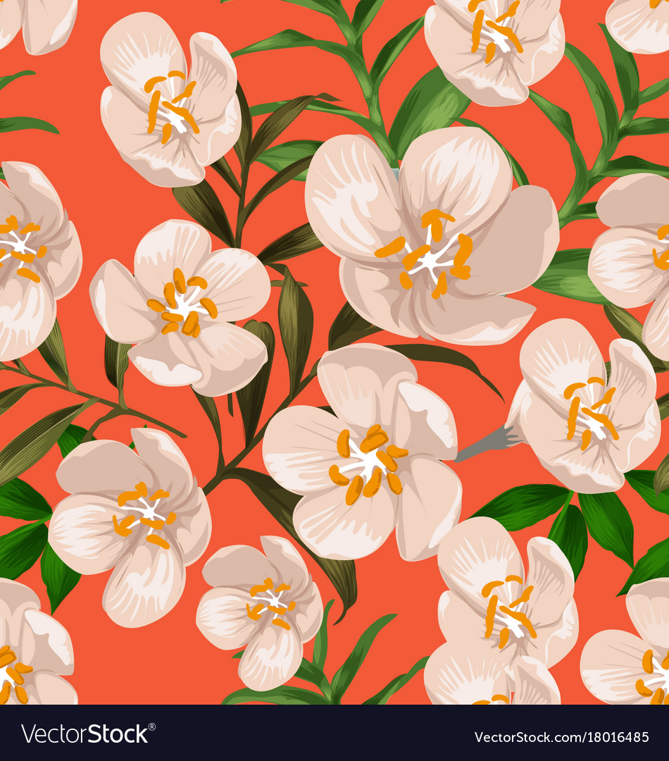 Tropical Floral Pattern