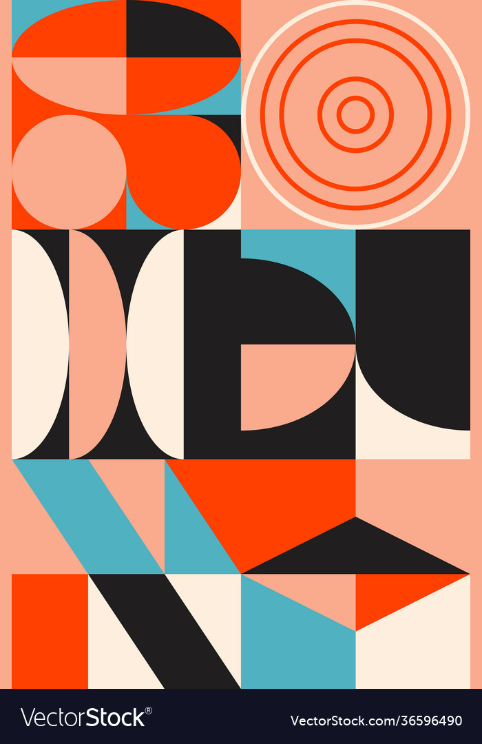Digital design abstract pattern vector image Digital design abstract pattern