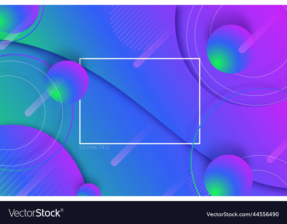 Gradient geometric background design