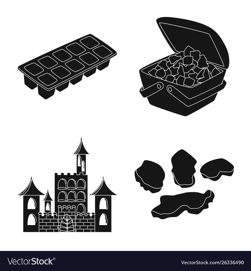 Isolated object cold and transparent icon vector image Isolated object cold and transparent icon
