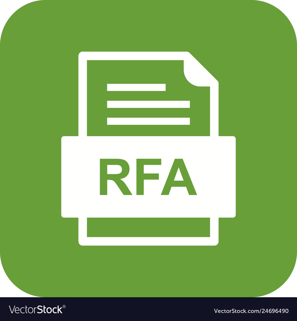 Rfa file document icon
