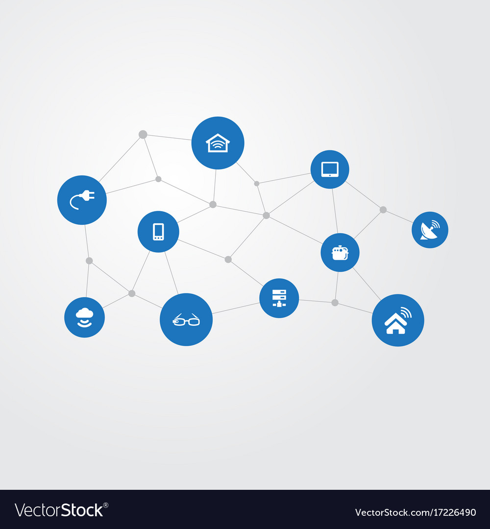Set of simple internet icons