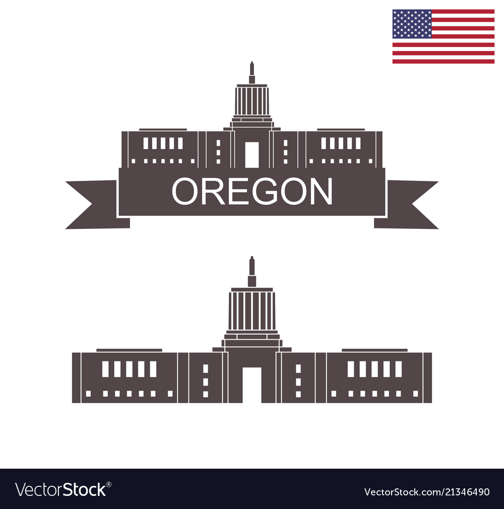 State of oregon Royalty Free Vector Image - VectorStock