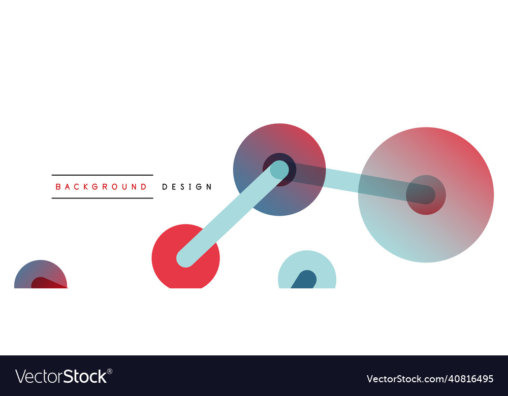 Abstract background round dots connected by lines