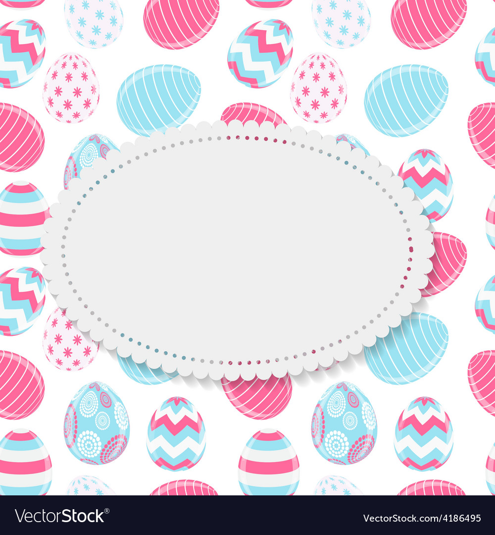 Beautiful easter egg background