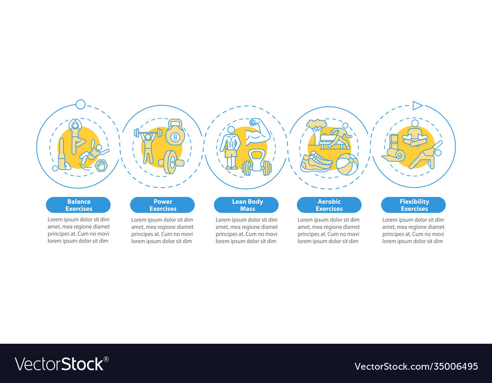 Exercises infographic template