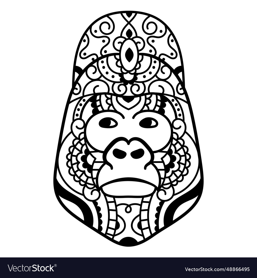 Gorilla mandala