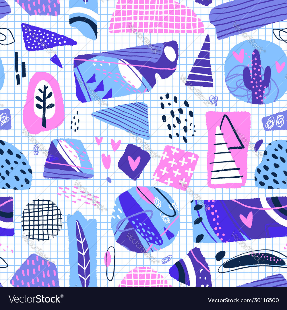 Abstract seamless pattern modern background vector image Abstract seamless pattern modern background