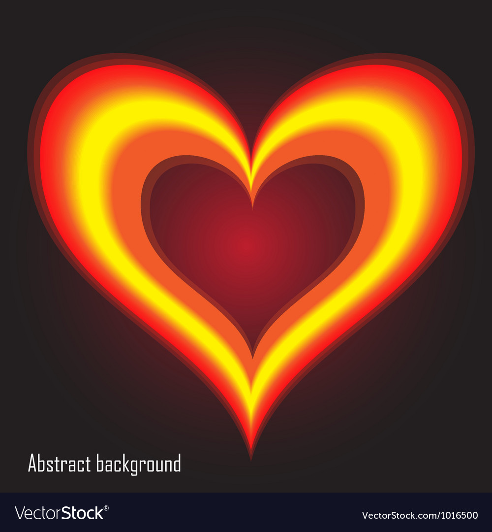 Eps10 abstract background with heart