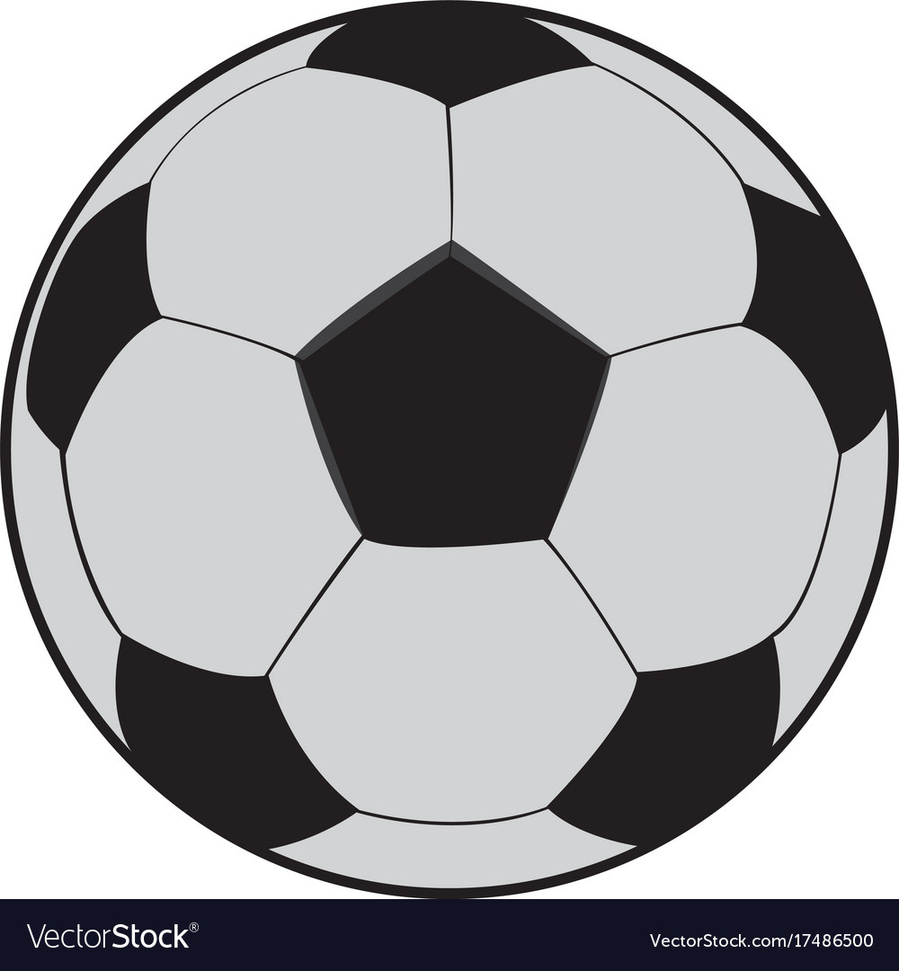 Isolated soccer ball