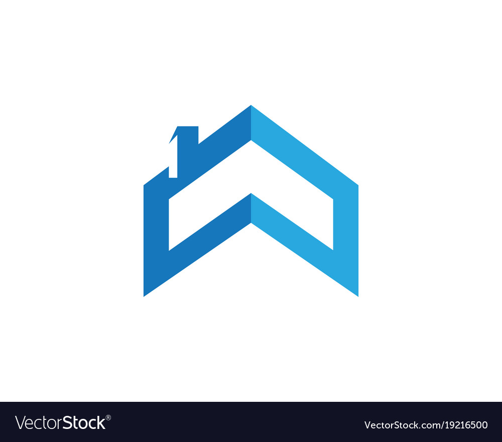 Property and construction logo design Royalty Free Vector