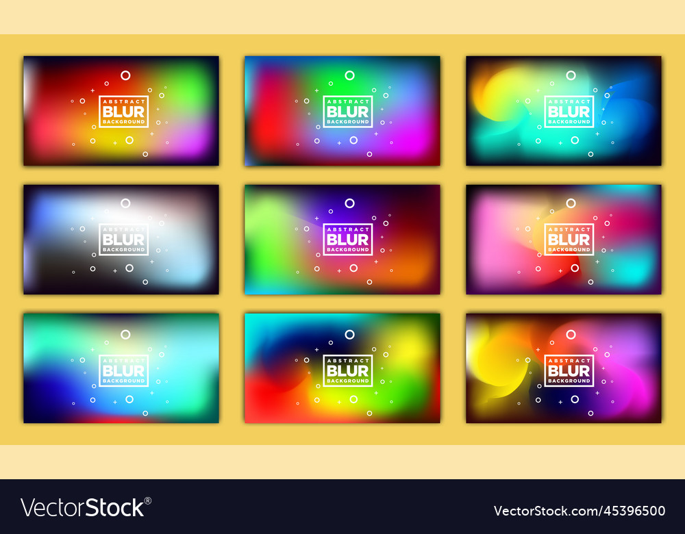 Set vivid background design abstract modern